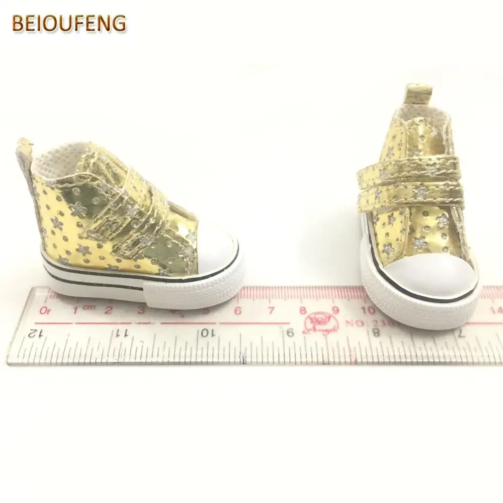 BEIOUFENG 6 см спортивная обувь повседневные кроссовки обувь для кукол Paola Reina, 1/4 BJD обувь для кукол спортивная обувь для куклы Minifee 1/4 6 пар