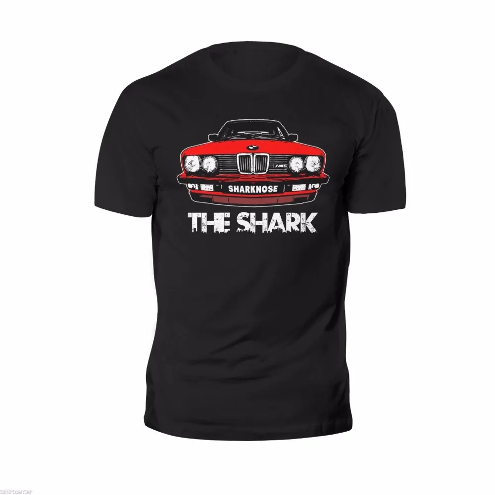 

T-Shirt Men 2019 Fashion O-Neck Best Selling Male Natural Cotton Classic Retro E28 M5 Power The Shark Tee 100% Cotton Tees Shirt