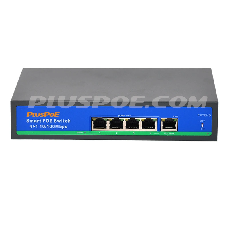 Коммутатор PoE с 5 портами инжектор-адаптер 4 65 Вт активный IEEE802.3af/at Power over Ethernet |