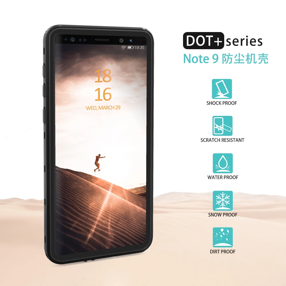 Для Samsung Galaxy S9/S9 Plus IP68 Водонепроницаемый чехол для Note 8 9 подводный полная защита