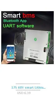 4S 100A Lifepo4 литий-железо-фосфат смарт-BMS плата защиты батареи w баланс Bluetooth приложение UART программное обеспечение монитор