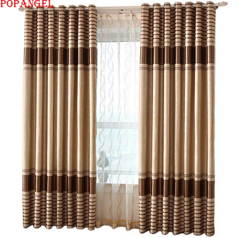 Popangel горячая Распродажа Модные Полосатые качественные полиэфирные затемняющие