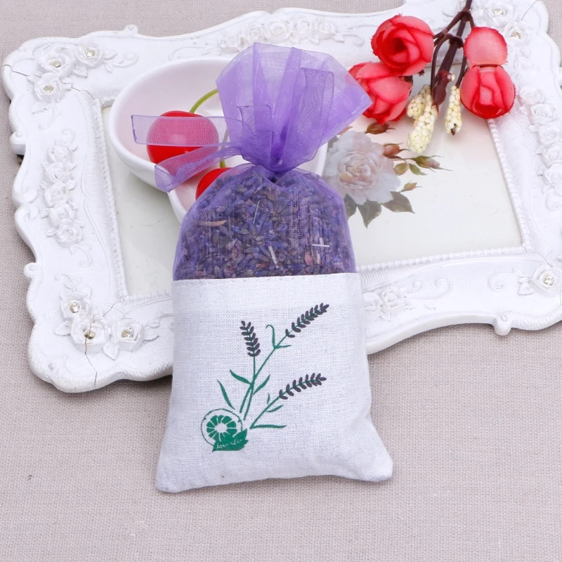 Natural Lavender Bud Dried Flower Sachet Bag Aromatherapy Aromatic Air Refresh Home Decor | Дом и сад