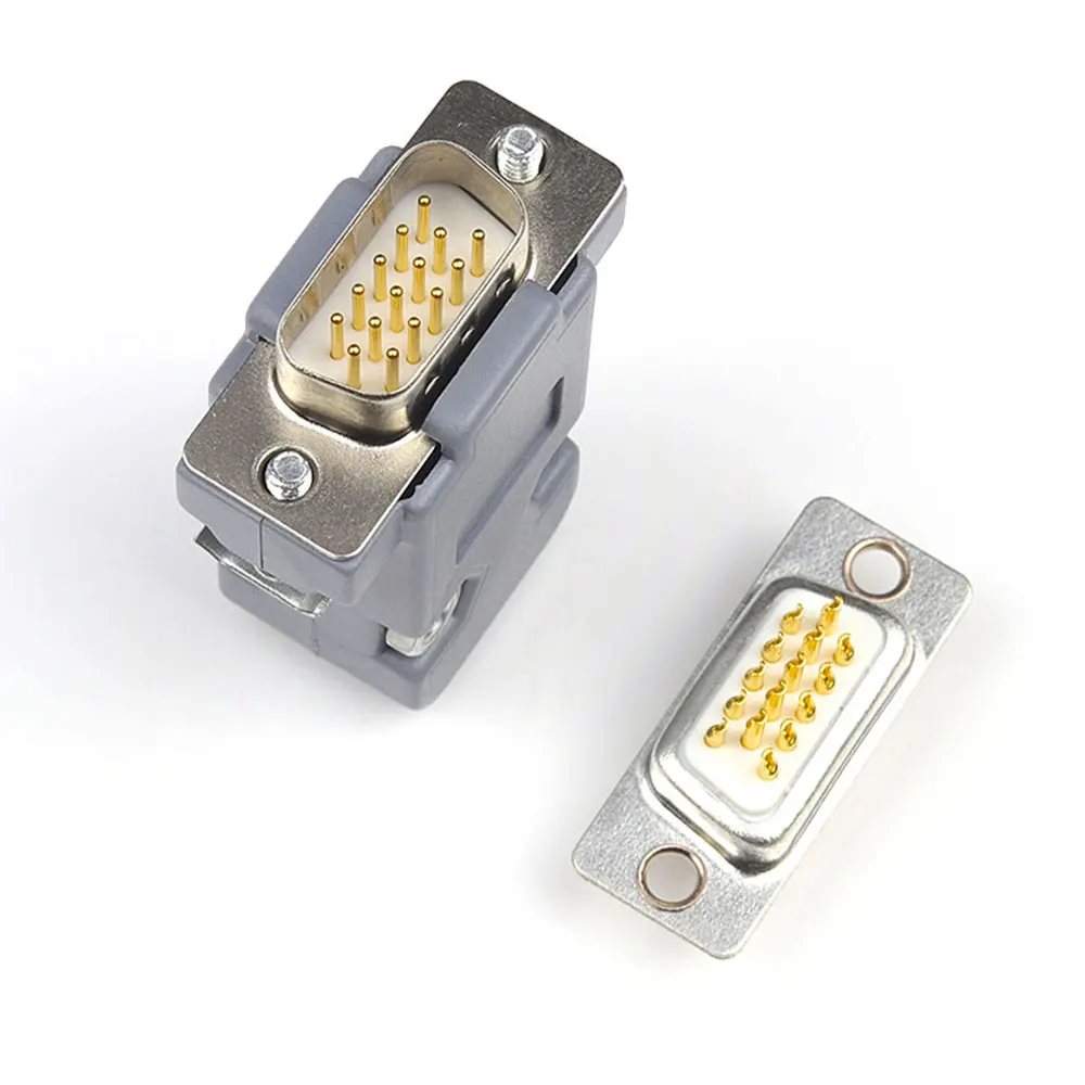 VGA коннекторы для сварки штекер/гнездо пластиковый комплект оболочки 3 ряда 15 Pin