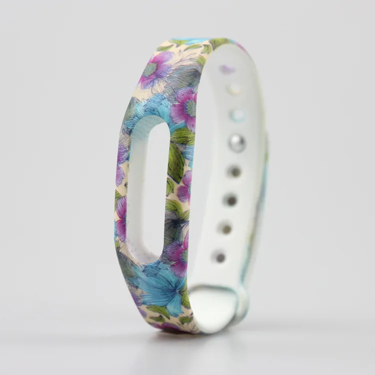 1 шт. Цветной силиконовый браслет на запястье для Xiao mi Band mi band 1& 1S Smart band