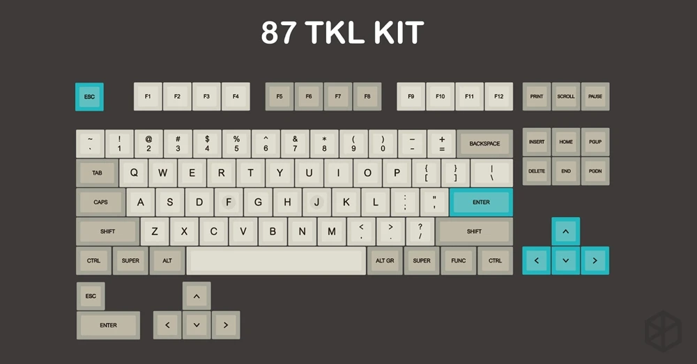 Dsa профиль краситель Sub Keycap набор PBT пластик ретро бежевый для механической клавиатуры бежевый серый голубой gh60 xd64 xd84 xd96 87 104