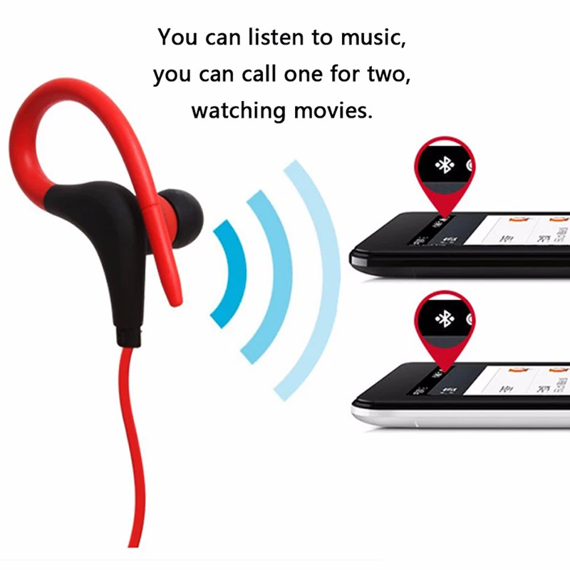 2018 новые спортивные Bluetooth наушники-вкладыши Беспроводной в ухо Handfree гарнитура