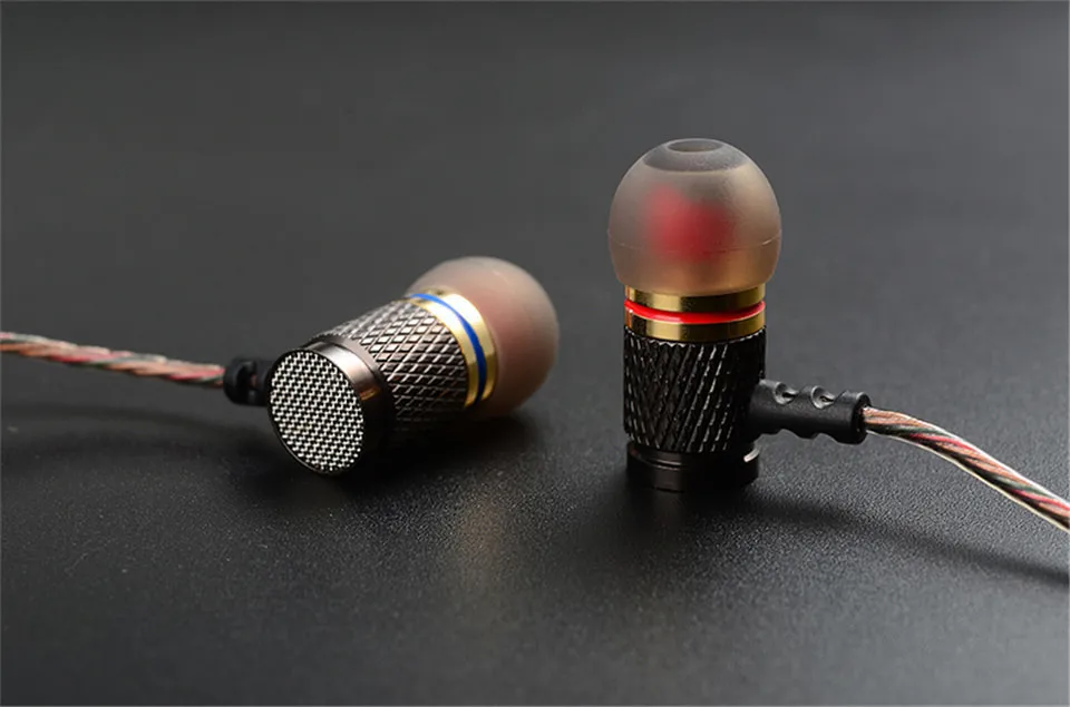KZ ED2 специальное издание Металлические HiFi наушники с HD микрофоном для iPhone стерео гарнитура бас в ухо монитор наушники fone de ouvido