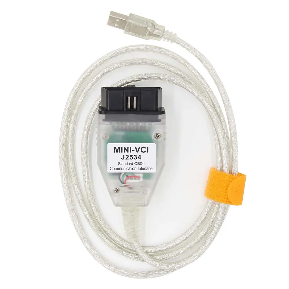 Для Toyota диагностический мини-разъем V14.20.019 J2534 TIS Techstream FTDI FT232RL OBDII OBD2 автомобильный диагностический кабель Minivci интерфейс для Toyota - Цвет: MINI VCI