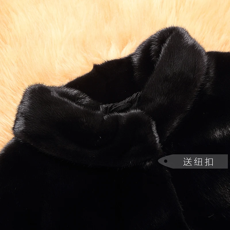 Роскошное импортное цельное пальто из меха норки 2019 зимняя верхняя одежда