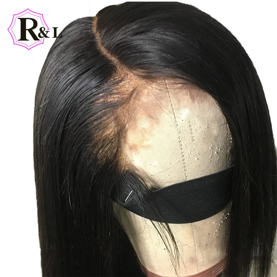 RULINDA человеческие волосы короткий боб парики для черных женщин бразильские remy 13X4