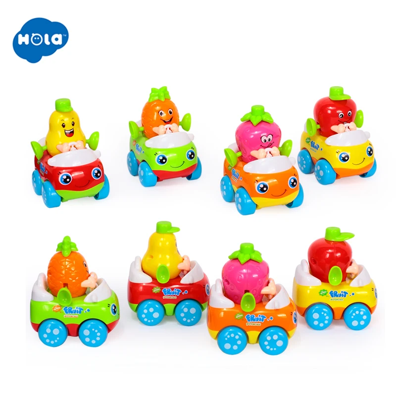 4 шт./лот Детские Игрушки для раннего развития Brinquedos Bebe фруктовые машинки фрикционные детские игрушки рождественские подарки HUILE игрушки 356A