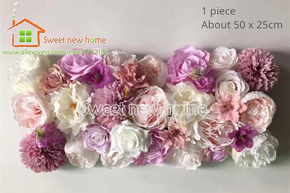 3D Искусственные розы FlowerWall панель DIY цветок Бегуны для свадебного фона или стола украшения