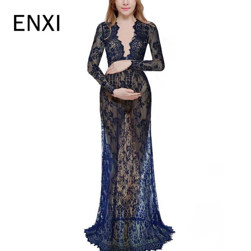 2018 платье для беременных новинка реквизит женская одежда кружевное