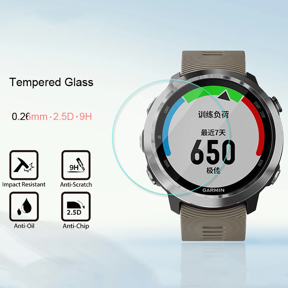 Защитная пленка из закаленного стекла для Garmin Forerunner 645 0 3 мм защита от царапин 2