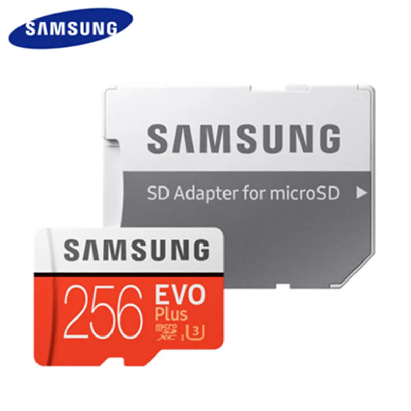 256G SAMSUNG, слот для карт памяти 64GB Class10 U3/U1 64 Гб 128 ГБ оперативной памяти, 32 Гб встроенной памяти, 100 МБ/с. флэш-памяти TF/микро SD карты Microsd карты для мобильного телефона - Емкость: 256G