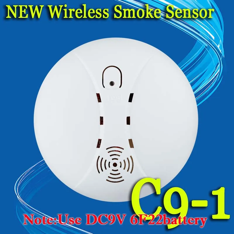 Бесплатная доставка! Беспроводной Дым пожарный извещатель Сенсор 433 мГц 1527