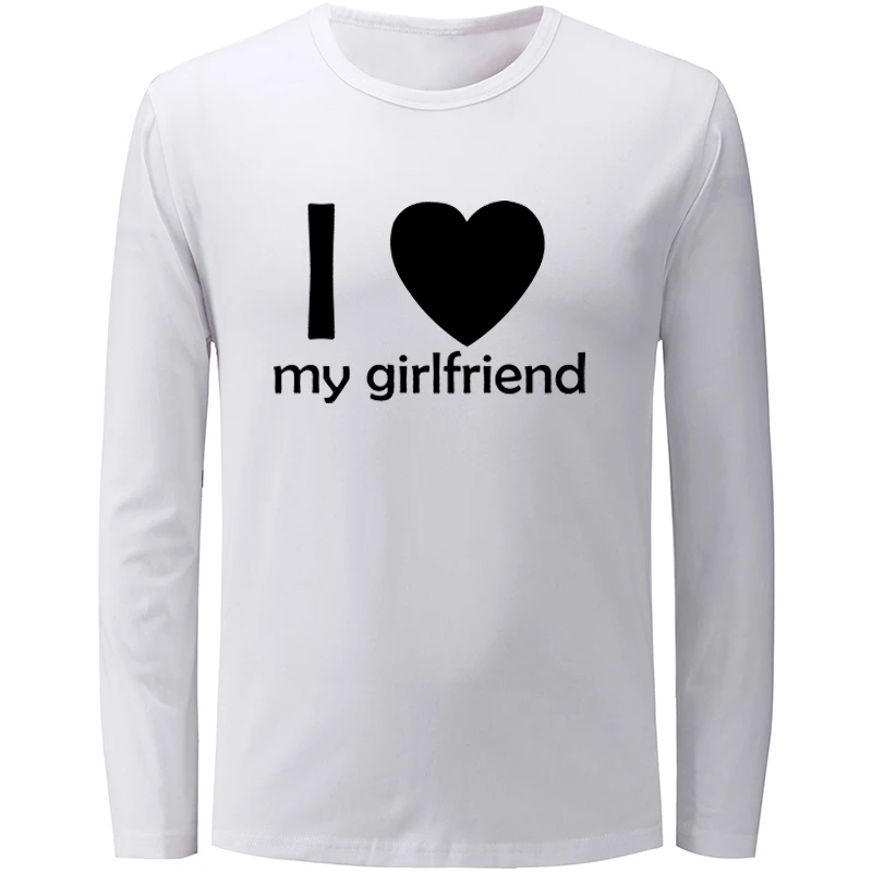 Футболка с длинным рукавом для мужчин Ghostbusters I Love My Boyfriend дизайн косплей Семейные
