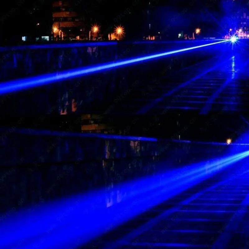 Охотничьи ножи высокой Мощность 5000000 м синий лазерный указатель 450nm Lazer Flash