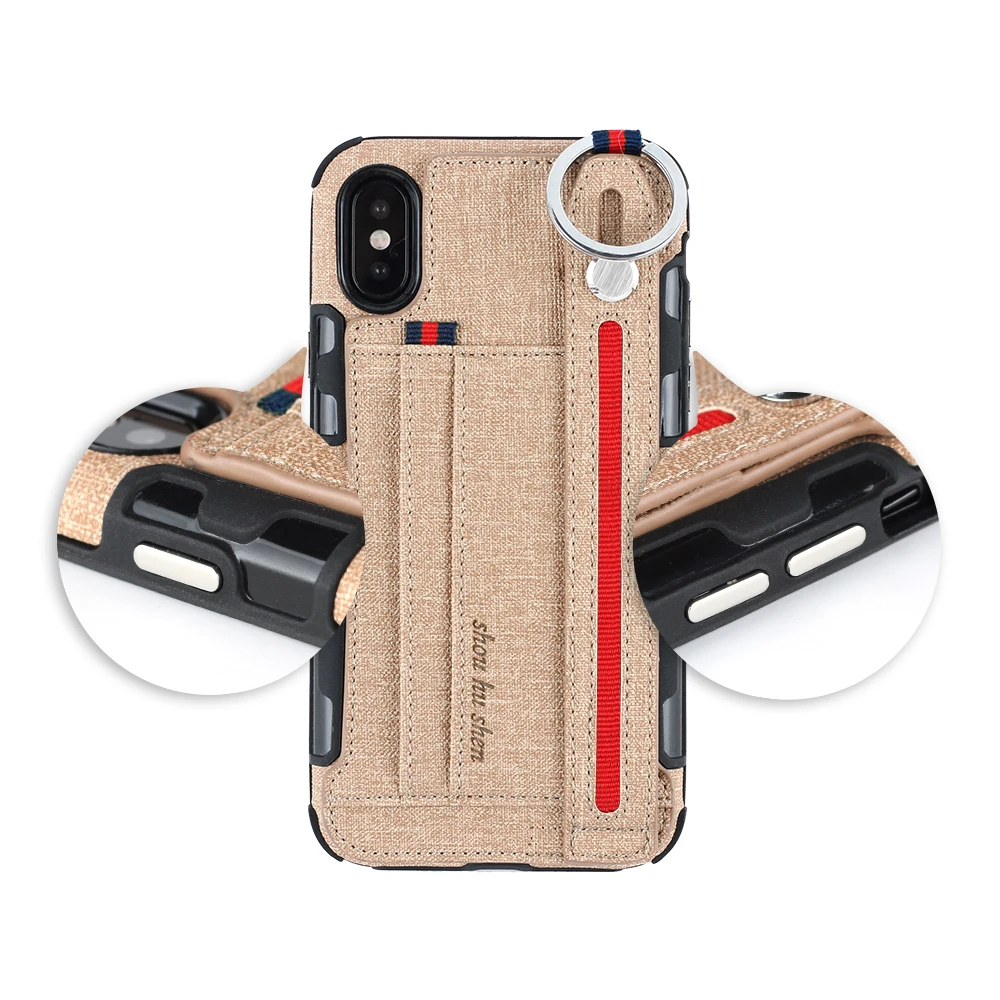 WIT @ WITACE Hands Hang Rope держатель для карт чехол телефона iPhone X XS Max XR тканевый 6 7 8 Plus Capa