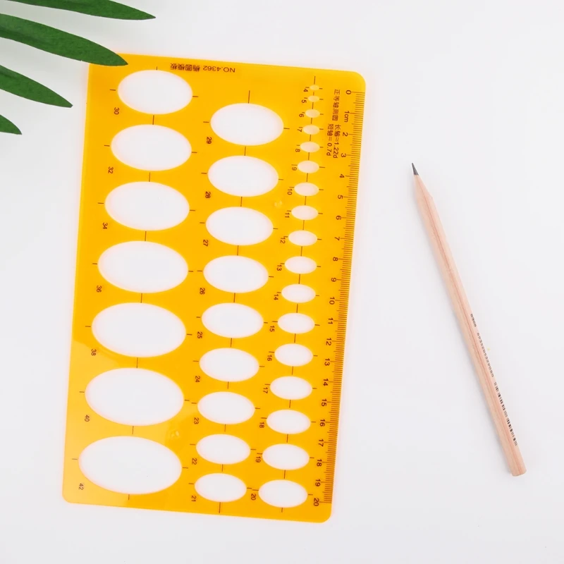 Овальный шаблон эллипса геометрия математический измерительный инструмент