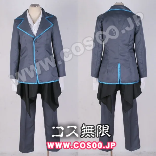 Вокалоид имитация черный Кайто Косплей Костюм|kaito cosplay costume|cosplay costumekaito |