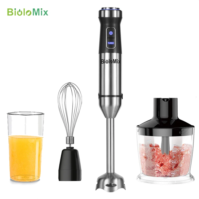 Biolomix 4 в 1 1100 Вт высокоскоростной погружной ручной блендер соковыжималки миксер