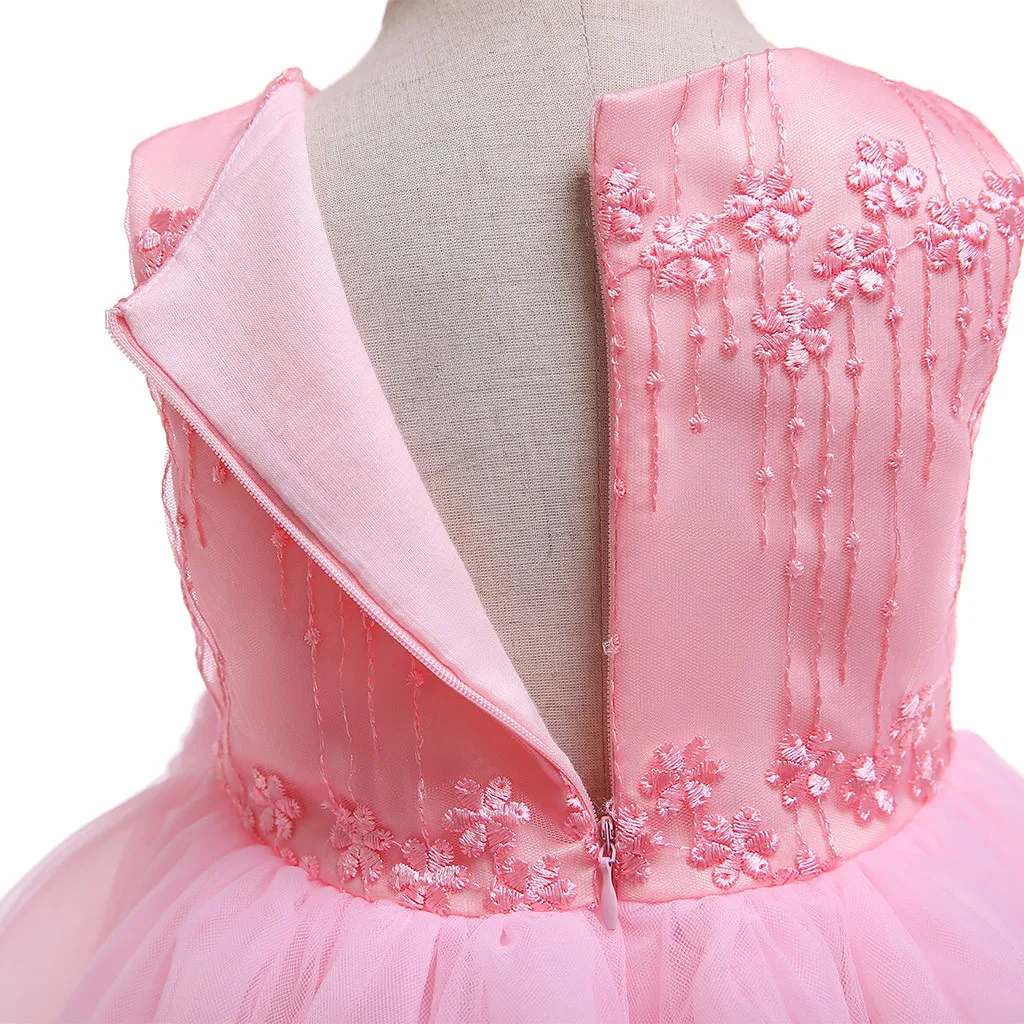 Floral Baby Girl Princess Bridesmaid Pageant Gown Birthday Party Wedding Dress Beautiful Fashion Girls Infant Dresses | Детская одежда