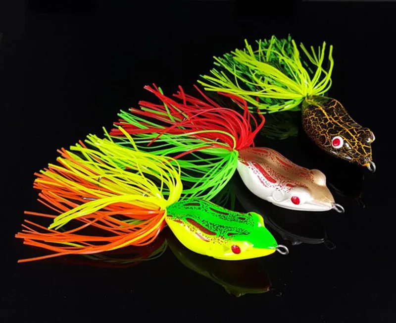 1 шт. Рэй лягушка приманки полый корпус Пластик жесткий Рыбная приманка воблер 10g 5