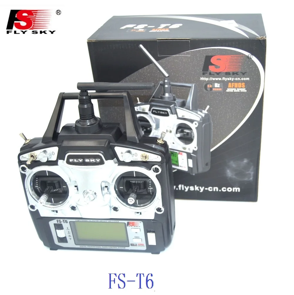 Flysky FS T6 2 4G 6CH передатчик и TX RX R6B RC радиоприемник Системы qav250 Квадрокоптер вертолет