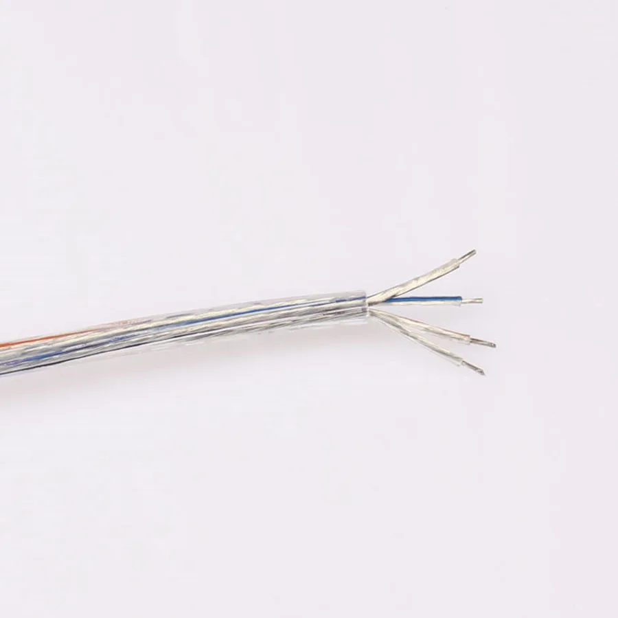 2 пары 4-контактных светодиодных лент питания постоянного тока водонепроницаемый