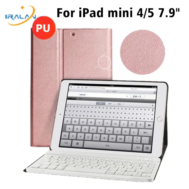 Чехол для клавиатуры iPad Mini 5 2019 портативный Съемный беспроводной Bluetooth чехол mini 4