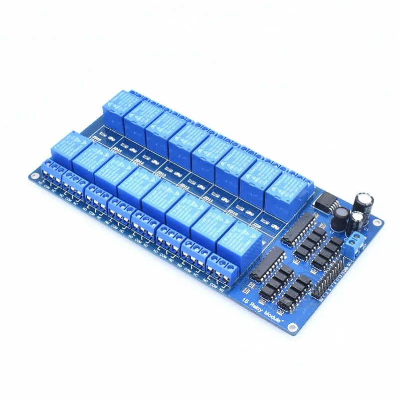 Интерфейсная плата релейного модуля 5 В 12 16 каналов для Arduino PIC ARM DSP PLC со