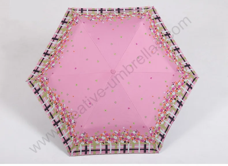 (2pcs/lot)4 colour optional Three fold 210T pongee 4 times black coating UV protecting aluminium falling leaves virgin parasol | Дом и сад