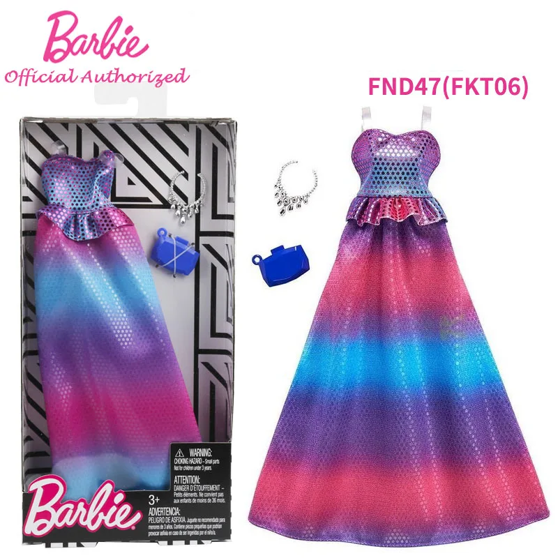 FKT06 Барби модная одежда аксессуары кукольная юбка ожерелье игрушка на высоком каблуке обувь аксессуар Барби для детей подарок на день рождения FMK - Цвет: FKT06