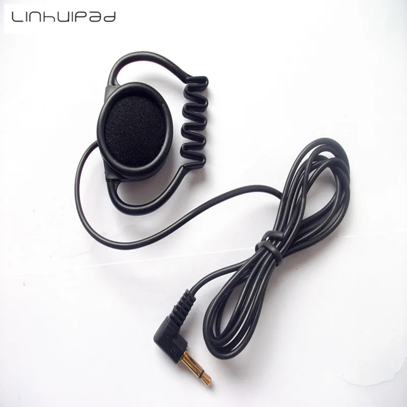 

Linhuipad economical Outdoor Sport Ear Hook Earphones Mono Earphone Sweatproof Running headset for Tour guide system earpiece