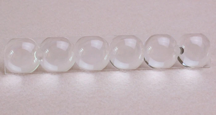 

10set 6 union PMMA auto light bulb XPE LED lens 3degree 138*23*11.3mm