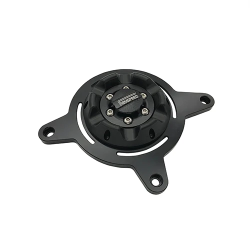 Черный Для YAMAHA NVX 155 150 125 AEROX 155 NVX155 AEROX155- аксессуары для скутеров крышка двигателя защитная накладка крышка протектор - Цвет: Черный