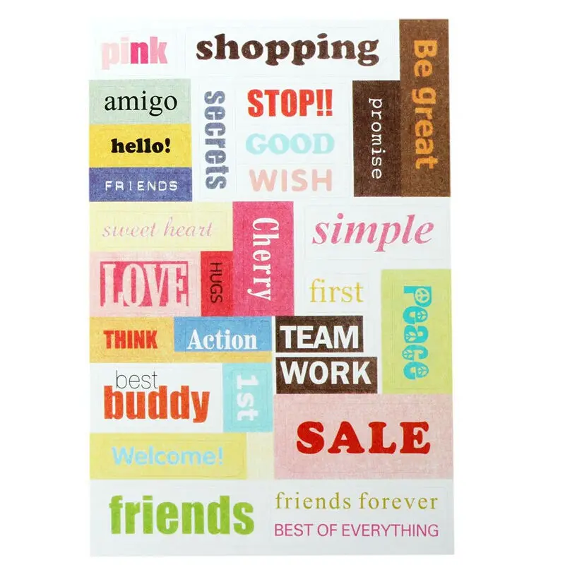 

6 Pcs/lot DIY Sticky Classic Decorative Scrapbooing Stickers Toy Print Calendar Diary Letter Planner Paper Sticker
