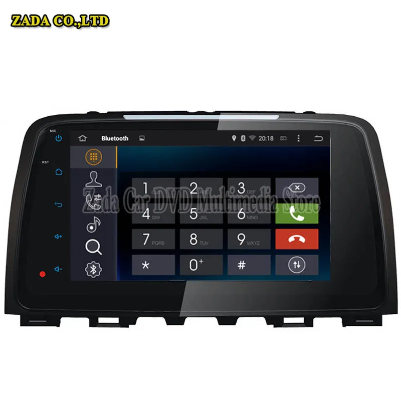 NaviTopia 9 дюймов Octa Core 4 ГБ Android 8 0/Android 7 1 автомобильный DVD gps для MAZDA 6/ATENZA 2013 Поддержка
