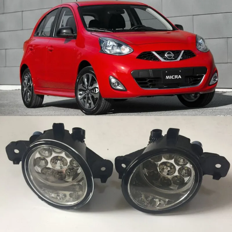 Для Nissan Micra марта K12 K13 2002 2016 9 штук Светодиодный s Противотуманные фары H11 H8 12В 55 Вт