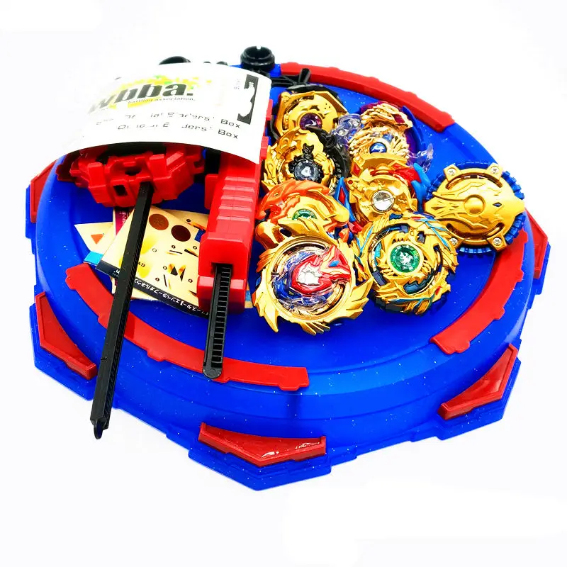 Прямая Beyblade Burst игрушки с пусковым устройством стартер и арена Bayblade Металл Fusion Бог спиннинг Топы Bey Blade лезвия игрушки - Цвет: 8pcs Arena A