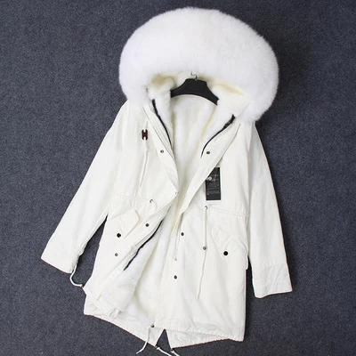 Пальто с натуральным мехом бренд 2020 новая зимняя куртка женская парка воротником