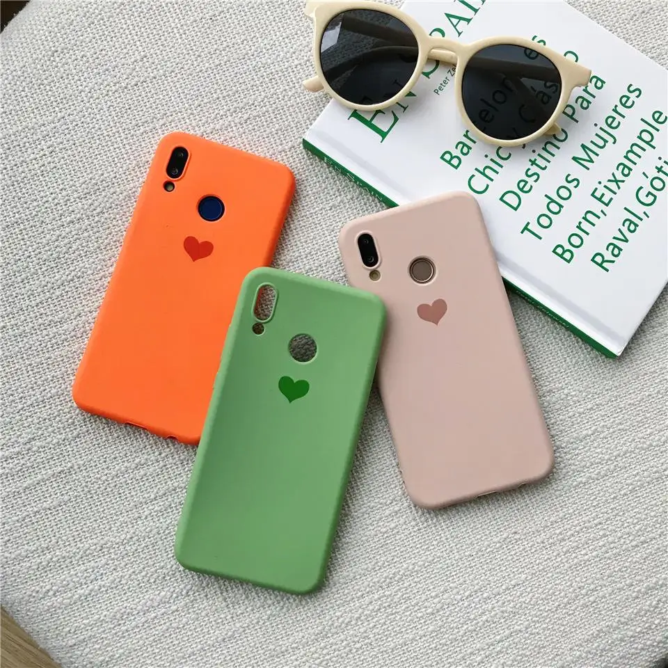 Милый силиконовый чехол из ТПУ с принтом сердца и песка для huawei Honor 8X 7X 6X 5X 4X 8C 7C 6C 5C