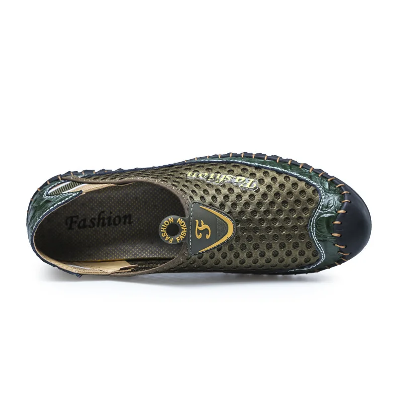 Мужская обувь кроссовки мужские лоферы сетчатая на плоской подошве удобная