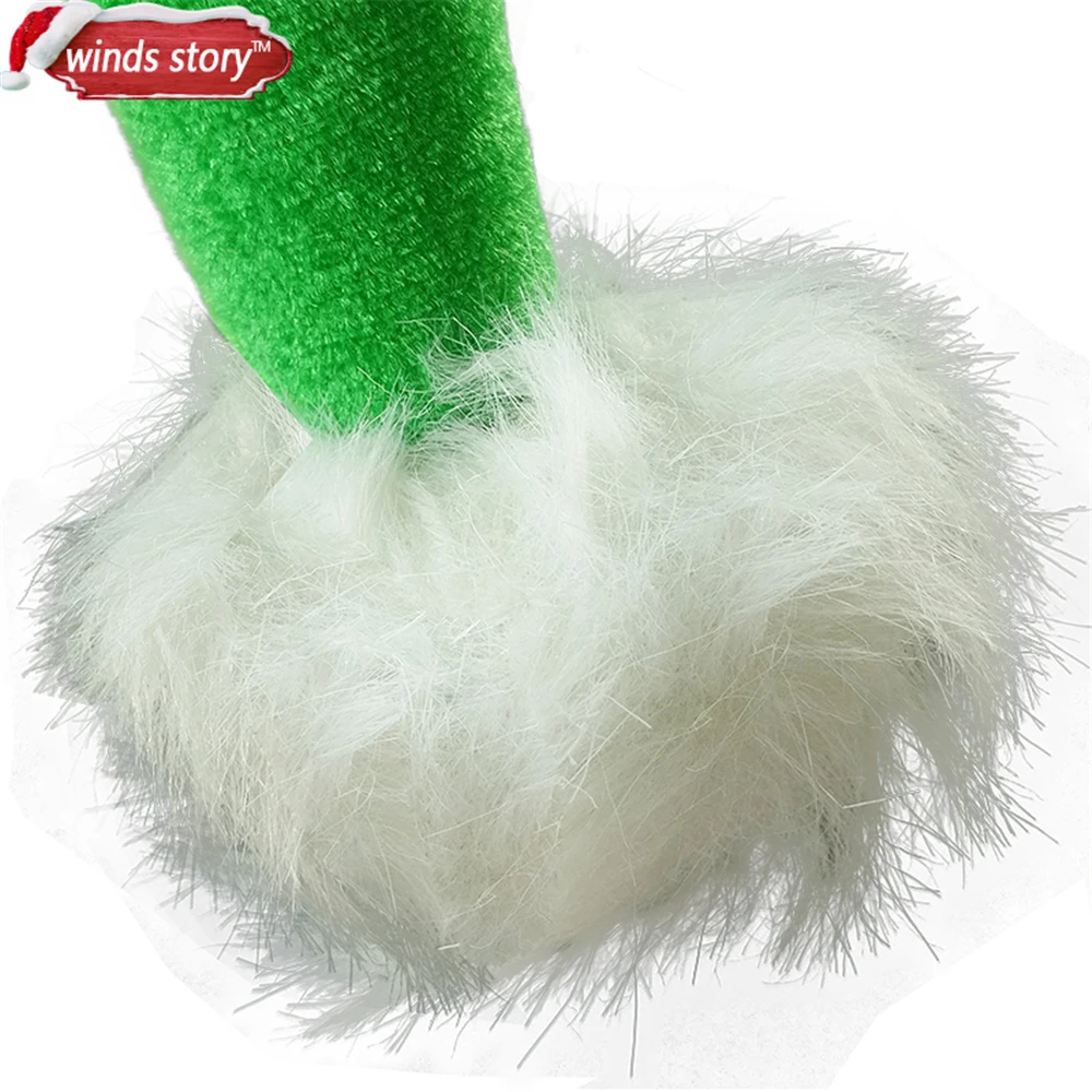 1 шт. трехмерная длинная шляпа эльфа для взрослых красный и зеленый аксессуар