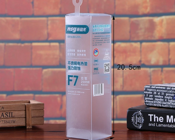 Заводской подарок PP/PET/PVC пластиковая прозрачная коробка в наличии высокое