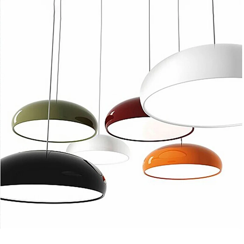 Современные светодиодные подвесные светильники E27 алюминиевые лампы для спальни
