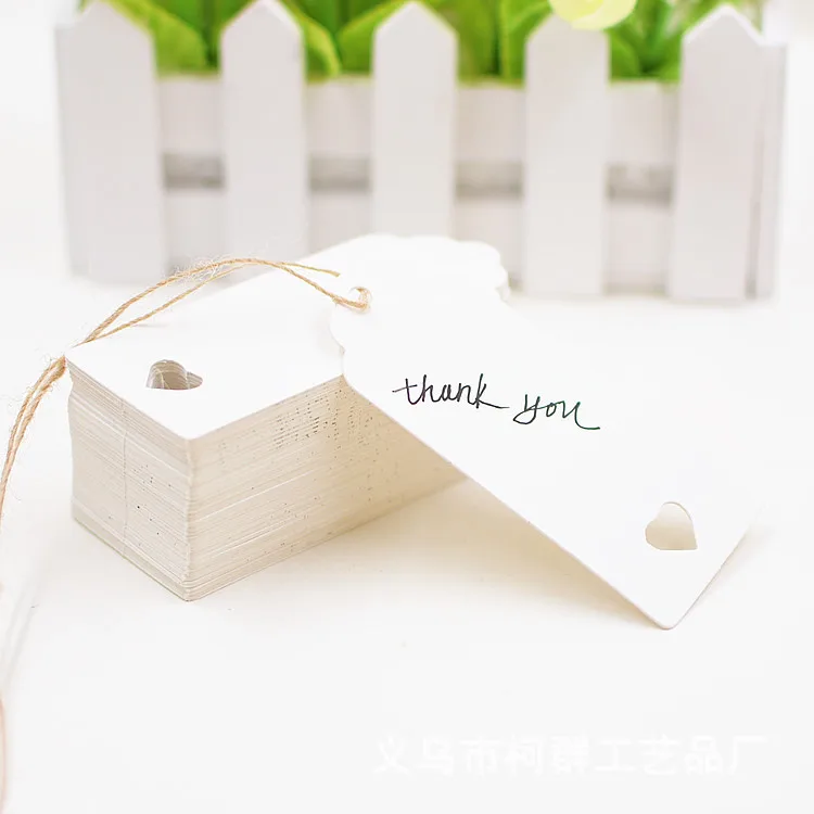50pcs New 9x4cm Kraft Paper Hollow out Love Rectangle Packaging Hang Tags Wedding/Birthday Party Candy Boxes Price Labels | Дом и сад