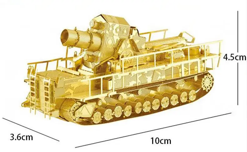 Синий 3D пазл Классический DIY металлический нано пазл Центурион Танк M2A3 Танк модель Детские Развивающие головоломки Танк модель игрушки Подарочная коробка - Цвет: Синий